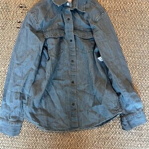 Old Navy Blue Button Down Kids Shirt
